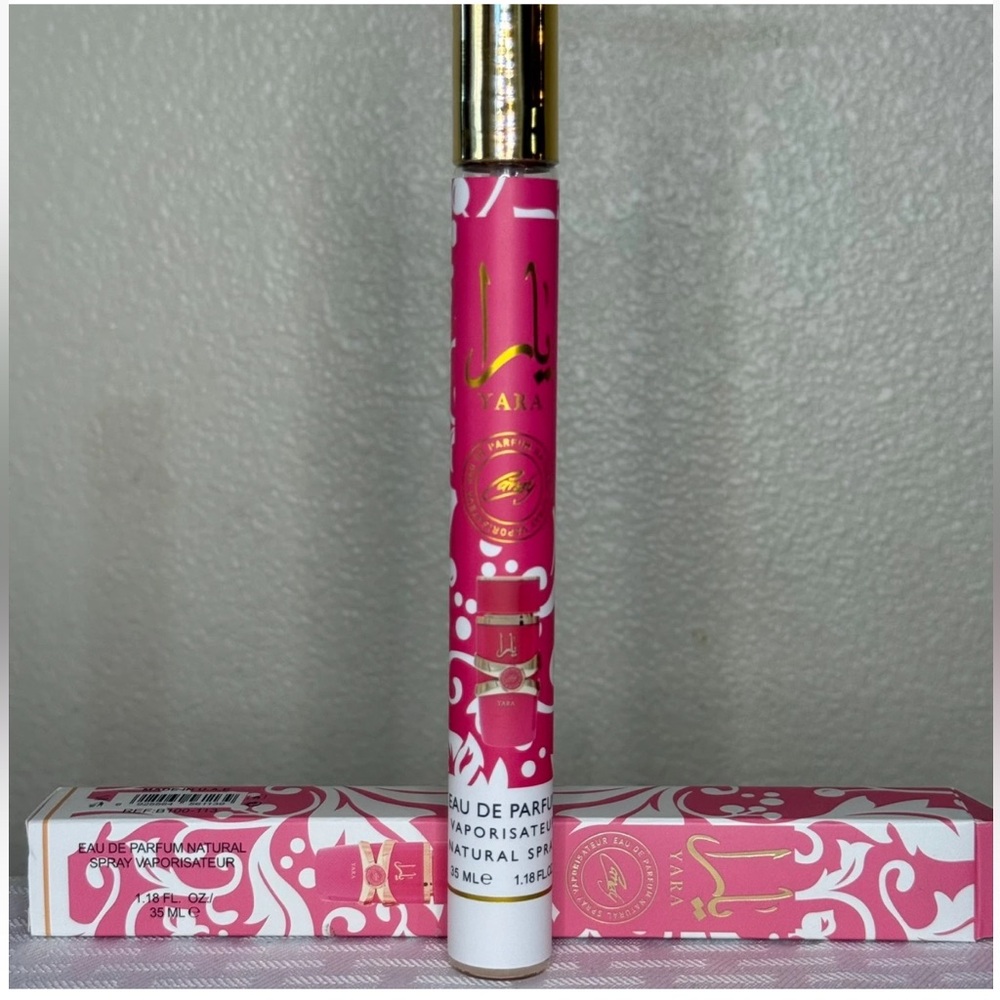 Yara Perfume - Vibrant Pink with Gold Cap